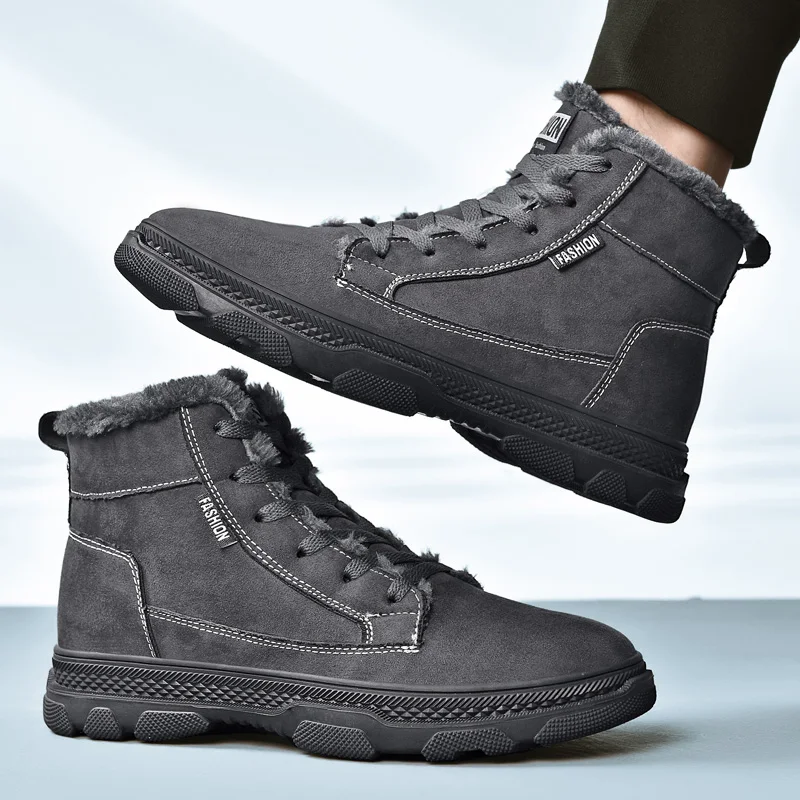 Men's winter outdoor cotton boots, plus size warm and comfortable snow boots, plus velvet thick waterproof high-tube cold boots
Men's winter outdoor cotton boots, plus size warm and comfortable snow boots, plus velvet thick waterproof high-tube cold boots