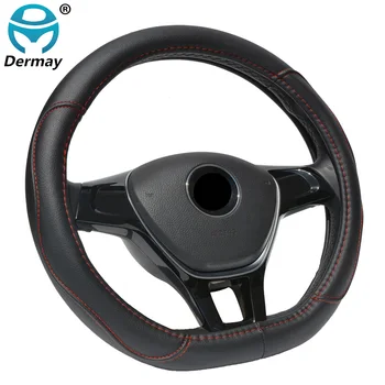Car Steering Wheel Cover for Volkswagen VW Golf VII VIII 2012 - 2020 2021 Golf Alltrack / R 2012 - 2021 D Shape Steering Wheel 
Car Steering Wheel Cover for Volkswagen VW Golf VII VIII 2012 - 2020 2021 Golf Alltrack / R 2012 - 2021 D Shape Steering Wheel