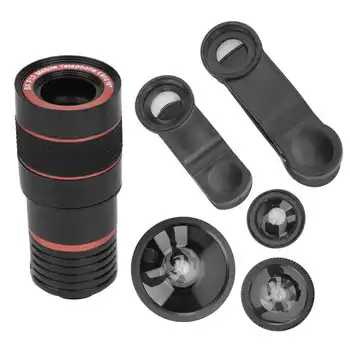 Portable Mini Monocular Telescope 5 IN 1 Lens Set Universal for Smartphone Accessory Monocular Telescope Phone Telescope
Portable Mini Monocular Telescope 5 IN 1 Lens Set Universal for Smartphone Accessory Monocular Telescope Phone Telescope
