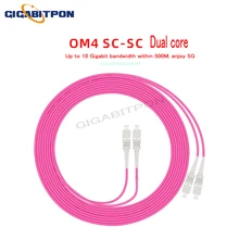 SCUPC TO SCUPC OM4 DX Fiber patch cord 2.0MM Multimode fiber patch cord Fiber 10 pcs/pack
SCUPC TO SCUPC OM4 DX Fiber patch cord 2.0MM Multimode fiber patch cord Fiber 10 pcs/pack