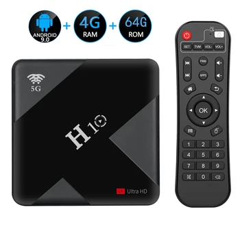H10 Smart TV Box Android 9.0 4G/64G Allwinner H6 Quad Core 6K 2.4G&5GHz WIFI H.265 USB Netflix Youtube Google Player Set Top Box
H10 Smart TV Box Android 9.0 4G/64G Allwinner H6 Quad Core 6K 2.4G&5GHz WIFI H.265 USB Netflix Youtube Google Player Set Top Box