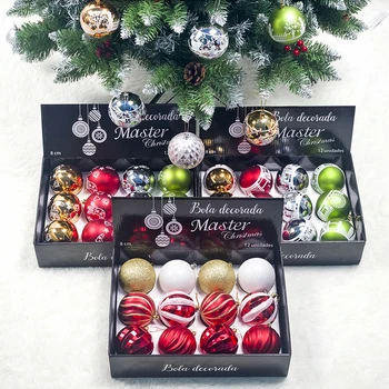 12Pcs/Box Mix Colors Hanging Ball For Christmas Tree Decoration New Design Xmas Party Ornament for Home Christmas decorations
12Pcs/Box Mix Colors Hanging Ball For Christmas Tree Decoration New Design Xmas Party Ornament for Home Christmas decorations