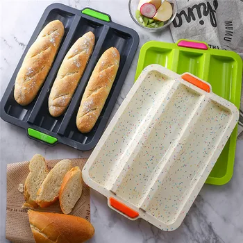 8 Grids Non-stick DIY Good Flexibility French Heat Resistant Hamburger Easy Release Baking Bread Mold Silicone Home Practical 
8 Grids Non-stick DIY Good Flexibility French Heat Resistant Hamburger Easy Release Baking Bread Mold Silicone Home Practical