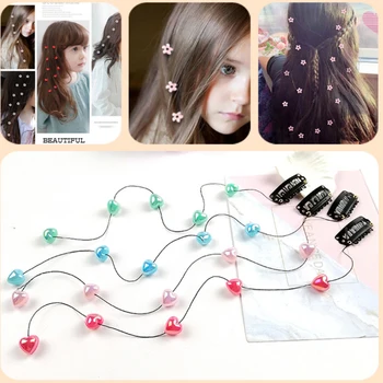 BB clips heart Pendant Hair Chain Flower Bride braids hairstyle accessories for women girl kids hair styling tools
BB clips heart Pendant Hair Chain Flower Bride braids hairstyle accessories for women girl kids hair styling tools