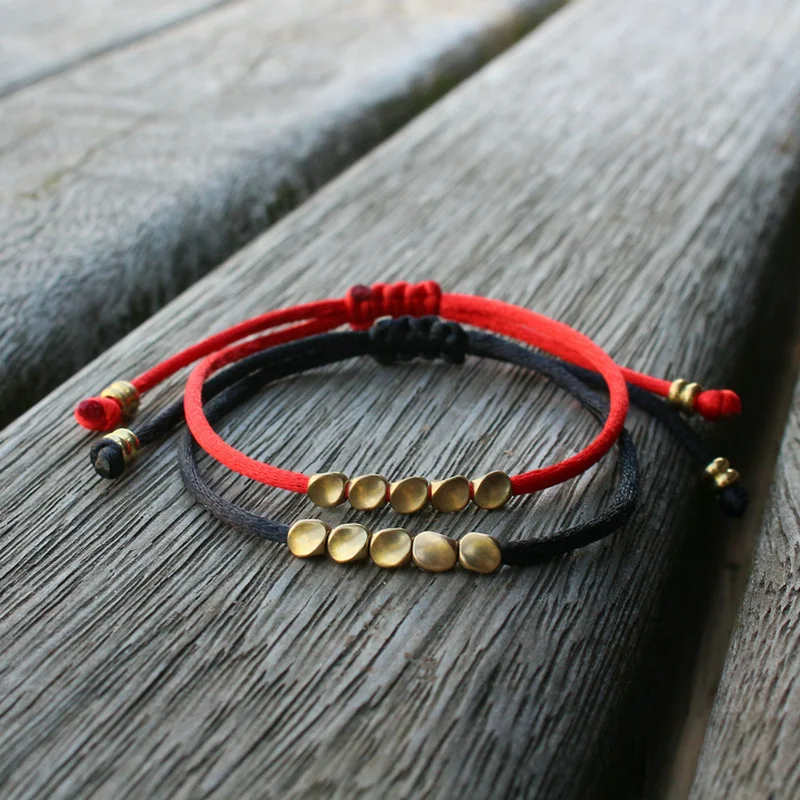 Cute Bear Simple Adjustable Lucky Red Rope Couples Bracelets Bangles Charm Tibetan Copper Bead Friendship Bracelet Men Jewelry
Cute Bear Simple Adjustable Lucky Red Rope Couples Bracelets Bangles Charm Tibetan Copper Bead Friendship Bracelet Men Jewelry