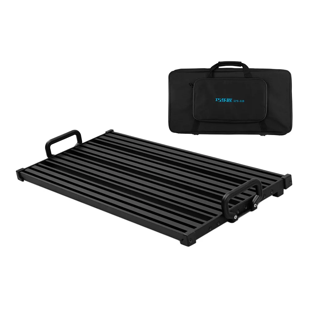 Guitar Effect Pedal Board Pedalboard Aluminum Alloy with Carry Bag S/M/L Size Portable Guitar Accessories
Guitar Effect Pedal Board Pedalboard Aluminum Alloy with Carry Bag S/M/L Size Portable Guitar Accessories