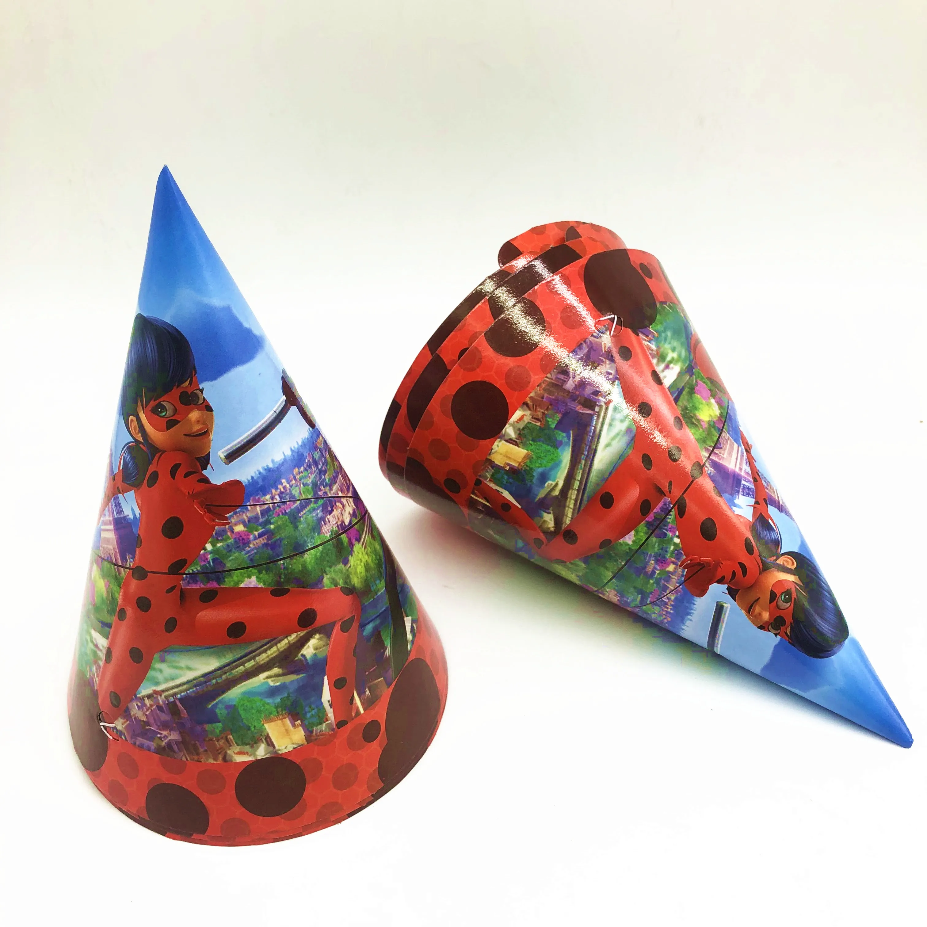 6Pcs/lot Ladybug theme Cartoon Disposable Paper caps Birthday Party Decoration Baby Shower Wedding Party Supplies for kids
6Pcs/lot Ladybug theme Cartoon Disposable Paper caps Birthday Party Decoration Baby Shower Wedding Party Supplies for kids
