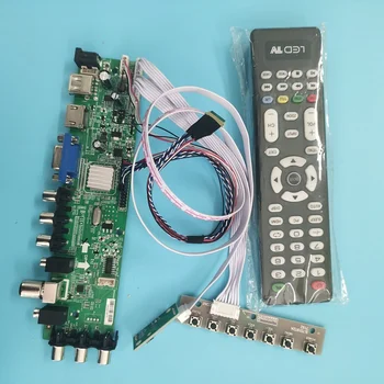 Kit For B156XW02 V2 HW5A/B156XW02 V6 1366X768 40pin 15.6" DVB-T DVB-T2 TV Signal controller board digital USB HDMI VGA AV LED
Kit For B156XW02 V2 HW5A/B156XW02 V6 1366X768 40pin 15.6" DVB-T DVB-T2 TV Signal controller board digital USB HDMI VGA AV LED