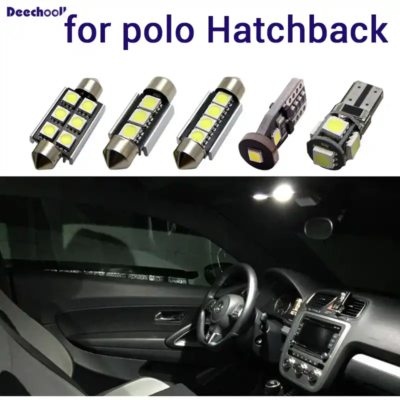 12pcs Canbus Car Led Lights Bulb For Volkswagen For Vw Polo