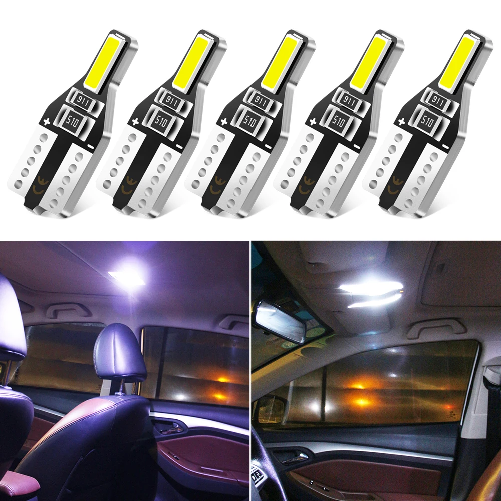 5x T10 LED W5W 194 автомобильные фары для Ssangyong Kyron Rexton Korando Actyon автомобильный Стайлинг |