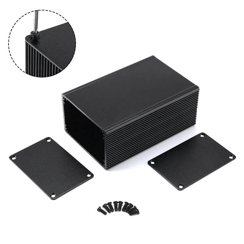 New 100x66x43mm Aluminum Electronic Box Black PCB Instrument Meter Enclosure Case DIY Electronic Project Case with 8 Screws 
New 100x66x43mm Aluminum Electronic Box Black PCB Instrument Meter Enclosure Case DIY Electronic Project Case with 8 Screws