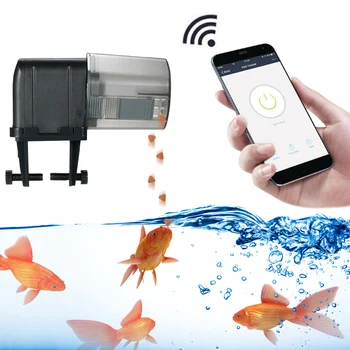 WIFI Programmable Automatic Fish Feeder Aquarium Tank Portable Fish Feeder Tools Timer Feeder Auto Fish Food Dispenser Plastic /
WIFI Programmable Automatic Fish Feeder Aquarium Tank Portable Fish Feeder Tools Timer Feeder Auto Fish Food Dispenser Plastic /