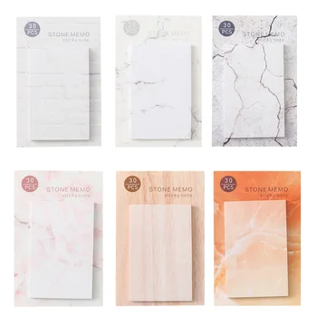 2020 New 6Pcs/Bag Portable Sticky Notes Memo With Marble Grain For Reminding Plan Schedule Office Writing Stationery
2020 New 6Pcs/Bag Portable Sticky Notes Memo With Marble Grain For Reminding Plan Schedule Office Writing Stationery