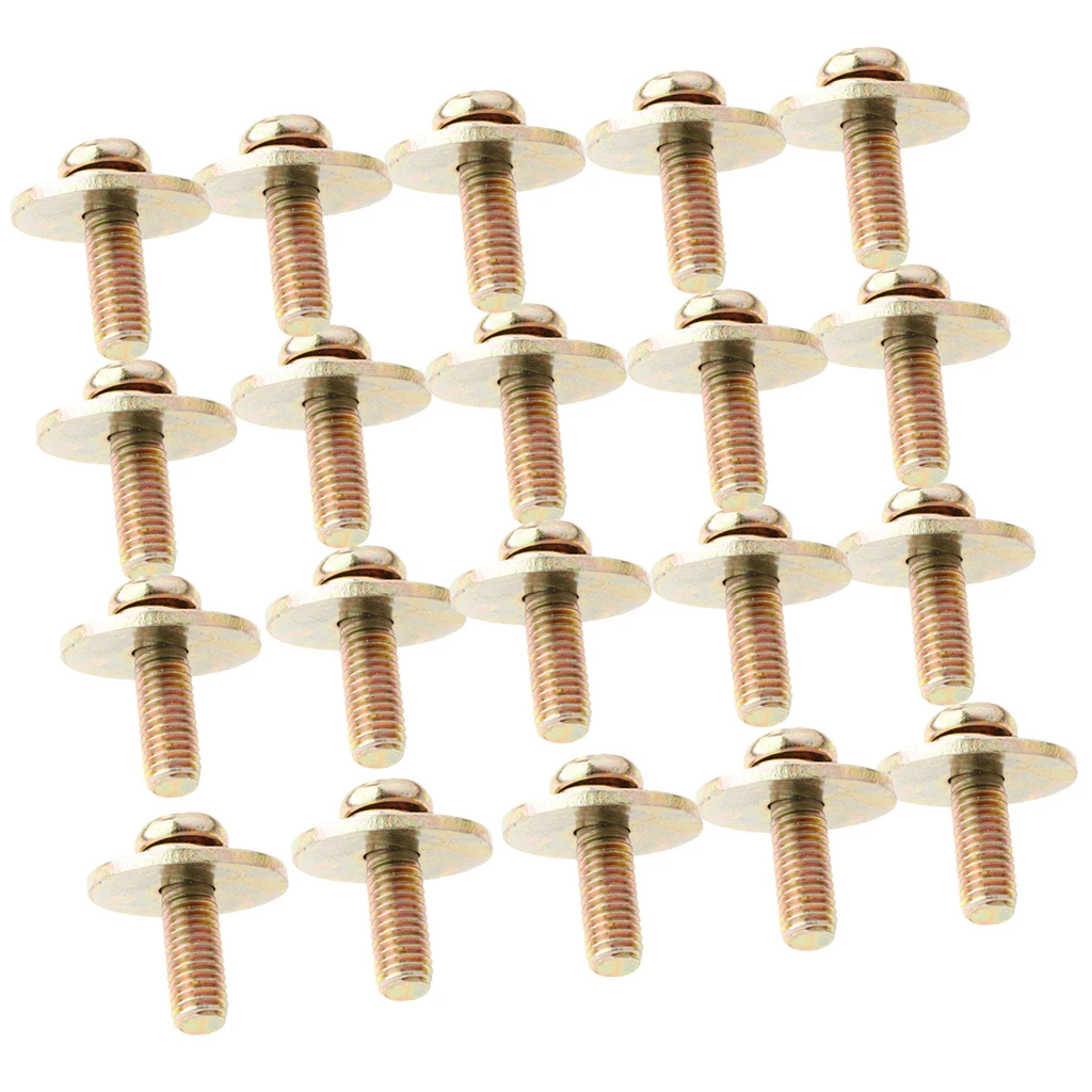 Tooyful 20 Pieces Metal Drum Set Claw Hook Screws DIY Percussion Instrument Parts for Drummers Tooyful 20 Pieces Metal Drum Set Claw Hook Screws DIY Percussion Instrument Parts for Drummers