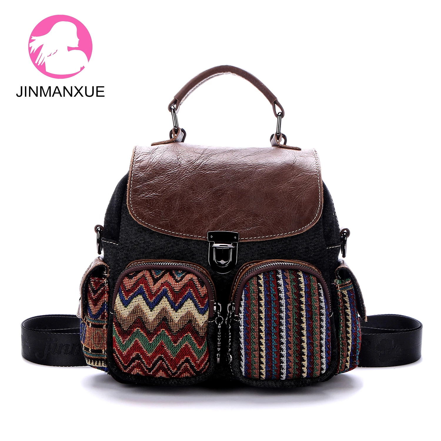 Women Handbag 2020 New Multi Function Small Backpack Wild Ethnic Style Shoulder Crossbody Bag Multi Pocket Messenger Bag
Women Handbag 2020 New Multi Function Small Backpack Wild Ethnic Style Shoulder Crossbody Bag Multi Pocket Messenger Bag