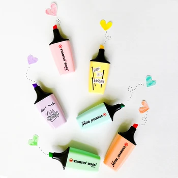 STABILO BOSS Mini Pastel color Highlighter Pen, Handy Size 2mm/5mm Chisel Tip Marker Liner Drawing Painting Office School F509
STABILO BOSS Mini Pastel color Highlighter Pen, Handy Size 2mm/5mm Chisel Tip Marker Liner Drawing Painting Office School F509
