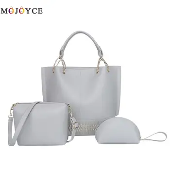 3pcs/set luxury handbags women bags designer Rivet Solid Color PU Leather Crossbody Bags torebki damskie
3pcs/set luxury handbags women bags designer Rivet Solid Color PU Leather Crossbody Bags torebki damskie