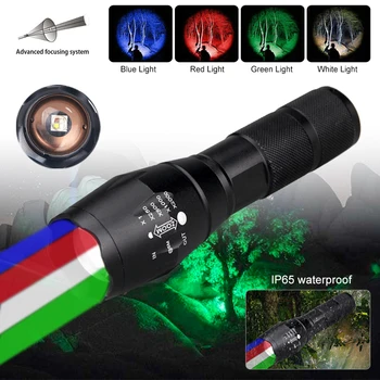 XM-L RGBW 4 in 1 LED Tactical Flashlight Zoomable Weapon Light Remote Switch Hunting Rifle Scope Airsoft Mount Scout Lights Set
XM-L RGBW 4 in 1 LED Tactical Flashlight Zoomable Weapon Light Remote Switch Hunting Rifle Scope Airsoft Mount Scout Lights Set
