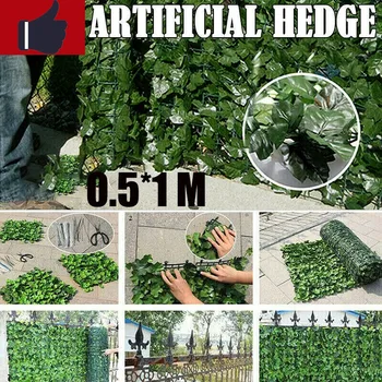 0.5*1M Artificial Hedge Leaves Faux Lvy Leaf Privacy Fence Screen for Garden Backyard Green Fence Mesh Artificial Balcony Fence
0.5*1M Artificial Hedge Leaves Faux Lvy Leaf Privacy Fence Screen for Garden Backyard Green Fence Mesh Artificial Balcony Fence