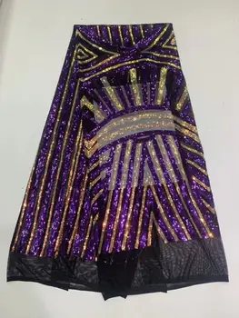 2020 Sequin Lace Fabric Mesh Purple Color African Embroidery Sequence Nigerian French Party Latest High Quality Tulle Hot Sale
2020 Sequin Lace Fabric Mesh Purple Color African Embroidery Sequence Nigerian French Party Latest High Quality Tulle Hot Sale