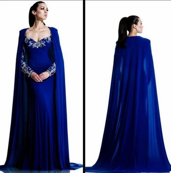 Royal Blue Dubai Long Sleeve Muslim Evening Dress Mermaid with Crystals Formal Arabic Style Evening Gowns Dresses robe de soiree
Royal Blue Dubai Long Sleeve Muslim Evening Dress Mermaid with Crystals Formal Arabic Style Evening Gowns Dresses robe de soiree