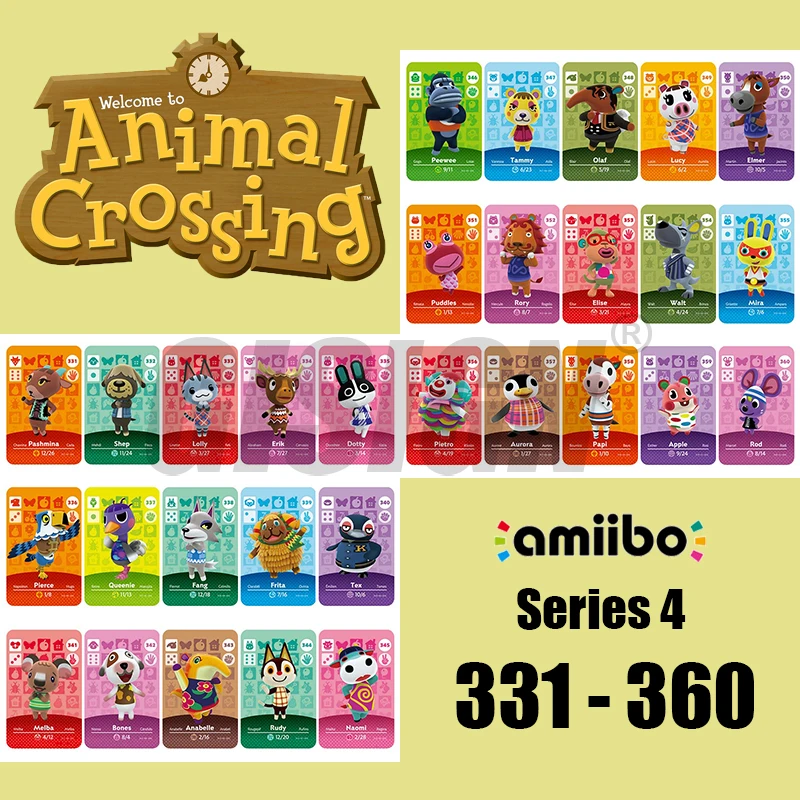 New Horizons Amiibo Animal Crossing Card For NS Switch 3DS Game Marshal Card Set NFC Cards Series 4 (331 to 360) 333 Lolly
New Horizons Amiibo Animal Crossing Card For NS Switch 3DS Game Marshal Card Set NFC Cards Series 4 (331 to 360) 333 Lolly