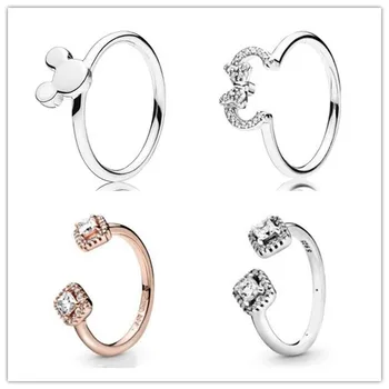 925 Sterling Silver Ring Square Sparkle Open Ring With Crystal For Women Wedding Party Gift Fashion Jewelry
925 Sterling Silver Ring Square Sparkle Open Ring With Crystal For Women Wedding Party Gift Fashion Jewelry