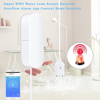 Graffiti WiFi Intelligent Water Leakage Alarm Sensor Smart Home Overflow Water Level Detector App Control Home Security
Graffiti WiFi Intelligent Water Leakage Alarm Sensor Smart Home Overflow Water Level Detector App Control Home Security