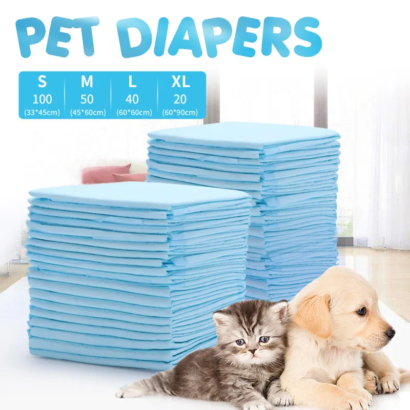 Dog Puppy Pads Diapers Absorbent Pet Dog Training Urine Pad Diapers for Puppy Dogs Cleaning Deodorant Diapers Pet Supplies
Dog Puppy Pads Diapers Absorbent Pet Dog Training Urine Pad Diapers for Puppy Dogs Cleaning Deodorant Diapers Pet Supplies