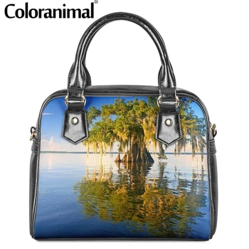 Coloranimal Women's Casual Tote Tree Reflection In Water Design Shoulder Bags Brand Black Luxury PU Leather Waterproof Handbags
Coloranimal Women's Casual Tote Tree Reflection In Water Design Shoulder Bags Brand Black Luxury PU Leather Waterproof Handbags