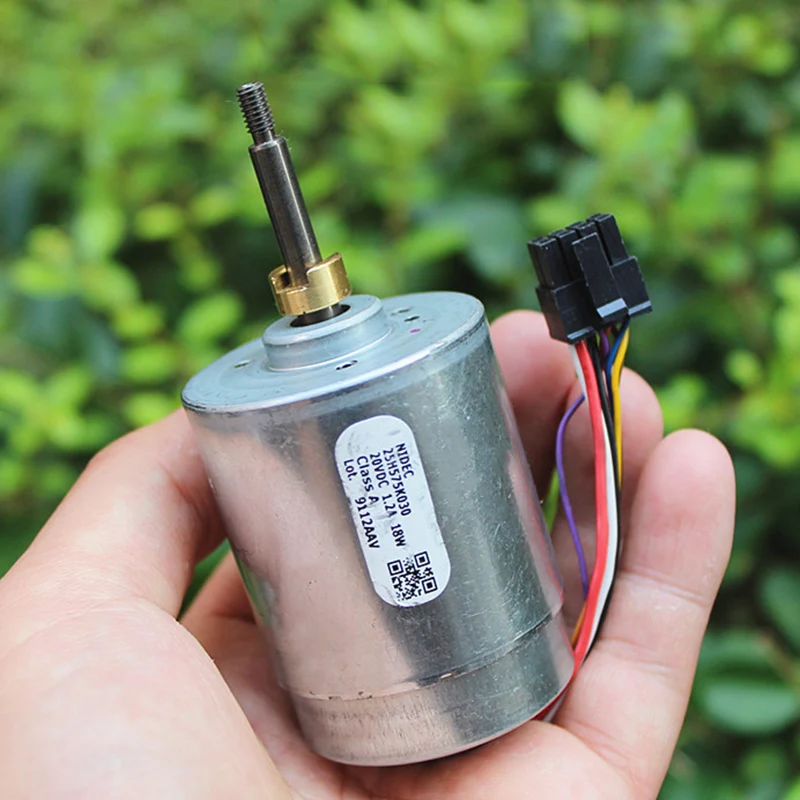 NIDEC 25H 42mm High Speed Micro DC Brushless Motor 20VDC 1.2A 18W 12V-24V Double Ball Bearing with Holzer DIY Drill Tool Model
NIDEC 25H 42mm High Speed Micro DC Brushless Motor 20VDC 1.2A 18W 12V-24V Double Ball Bearing with Holzer DIY Drill Tool Model