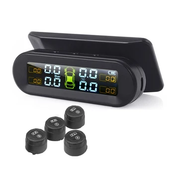 Solar & USB Power TPMS Car Tire Pressure Alarm Monitor System Windshield & Dashboard Head-up Real Time display With 4 Sensors
Solar & USB Power TPMS Car Tire Pressure Alarm Monitor System Windshield & Dashboard Head-up Real Time display With 4 Sensors