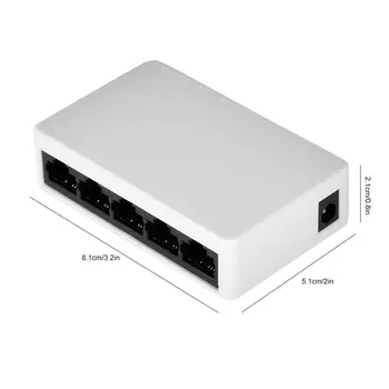 Splitter Hub Extender Connector Switch 10/100Mbps Fast Ethernet Box Switcher Adapter 5 Port RJ45 RJ-45 Network Desktop
Splitter Hub Extender Connector Switch 10/100Mbps Fast Ethernet Box Switcher Adapter 5 Port RJ45 RJ-45 Network Desktop