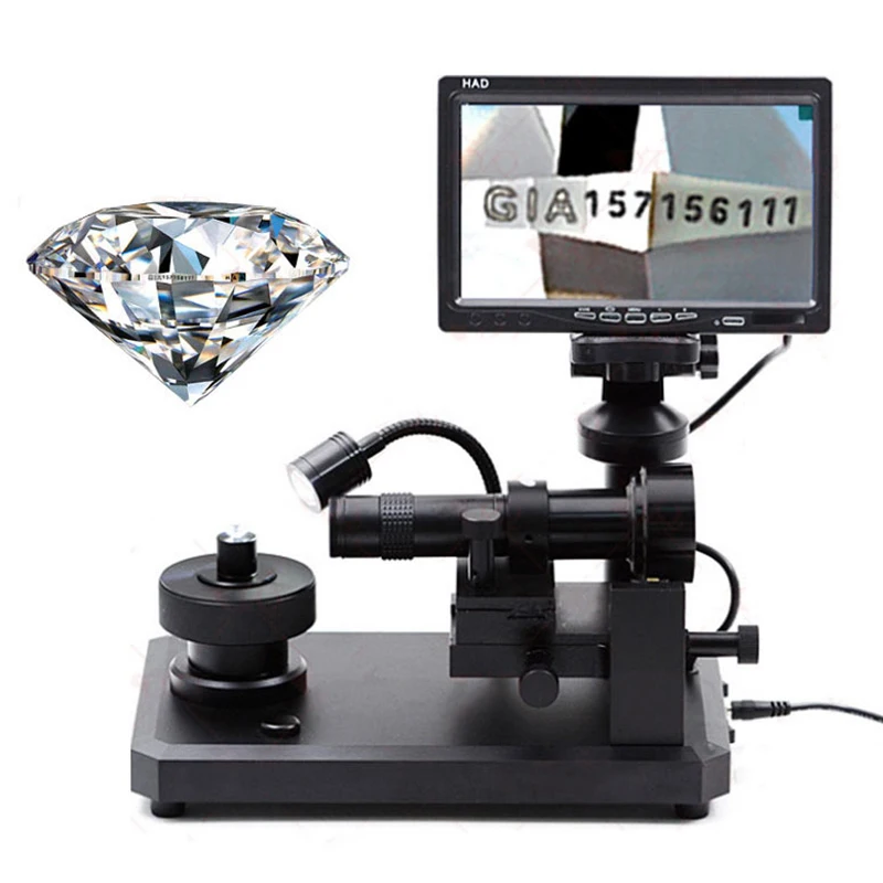 30X-110X Diamond Waistline Video Microscope Jewelry Detection Diamond Number Microscopio with 7 inch Screen
30X-110X Diamond Waistline Video Microscope Jewelry Detection Diamond Number Microscopio with 7 inch Screen