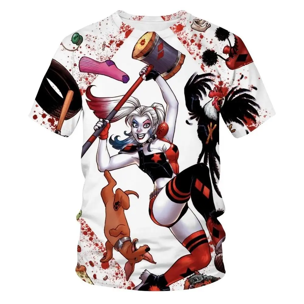 Harley Quinn Game T Shirt Streetwear Promotion Men Women Fashion T-shirt Harajuku Kids Shirts Free Shipping New Anime 3d Print
Harley Quinn Game T Shirt Streetwear Promotion Men Women Fashion T-shirt Harajuku Kids Shirts Free Shipping New Anime 3d Print