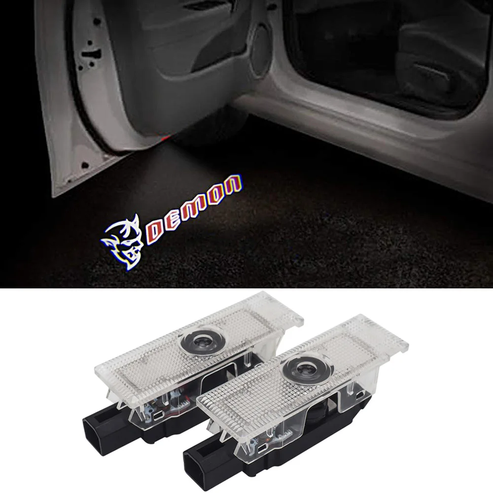 LED Courtesy Light Demon Logo Projector Welcome Lamp For Dodge Challenger Scat Pack Charger SRT Demon Car Door Light for Car
LED Courtesy Light Demon Logo Projector Welcome Lamp For Dodge Challenger Scat Pack Charger SRT Demon Car Door Light for Car