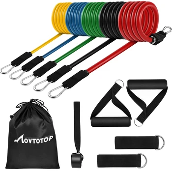 11PCS Resistance Bands Set Muscles Training Kit Workout Fitness Bands with Door Anchor Ankle Straps Foam Handles Storage Bag
11PCS Resistance Bands Set Muscles Training Kit Workout Fitness Bands with Door Anchor Ankle Straps Foam Handles Storage Bag