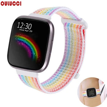 OULUCCI Woven Nylon Strap For fitbit versa 2 band Wrist Breathable Adjustable Loop Accessories for fitbit Versa2 smart watch
OULUCCI Woven Nylon Strap For fitbit versa 2 band Wrist Breathable Adjustable Loop Accessories for fitbit Versa2 smart watch