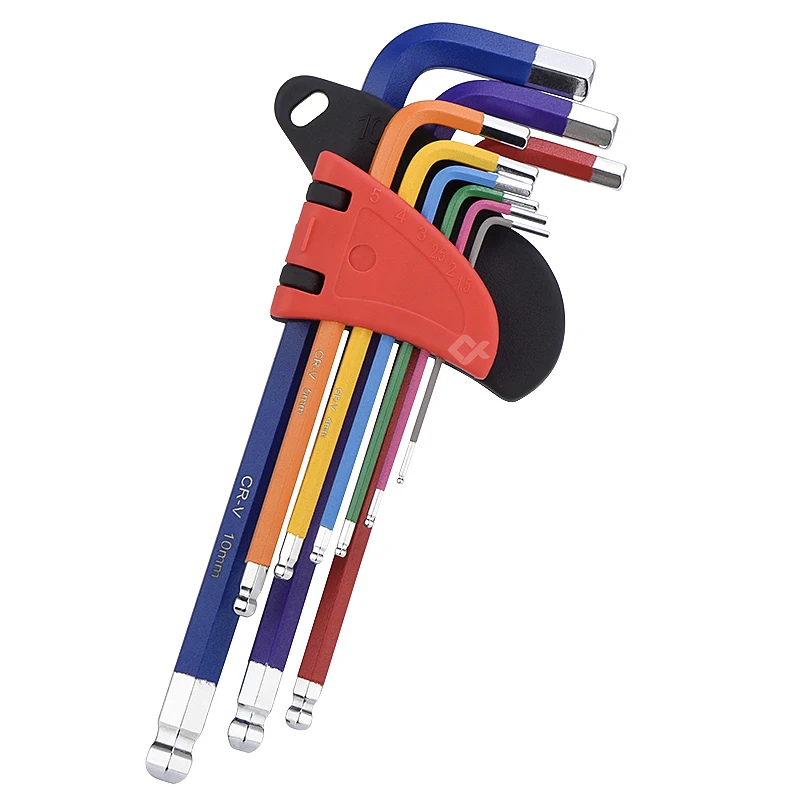 Hex Socket Wrench Ball End Multi-Purpose 9pcs Industrial Grade Color for Medium Length Extension Folding Spanner QHTITEC
Hex Socket Wrench Ball End Multi-Purpose 9pcs Industrial Grade Color for Medium Length Extension Folding Spanner QHTITEC