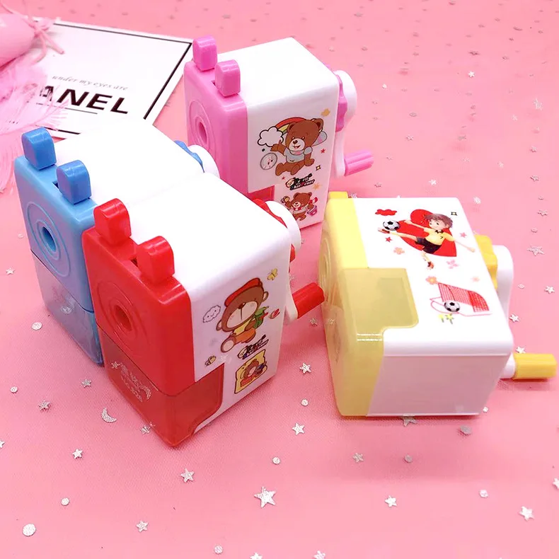 Creative Hand-cranking Pencil Sharpener Cute Cartoon Children Pencil Sharpener Pencil Shapper Plastic Young STUDENT'S Gift
Creative Hand-cranking Pencil Sharpener Cute Cartoon Children Pencil Sharpener Pencil Shapper Plastic Young STUDENT'S Gift