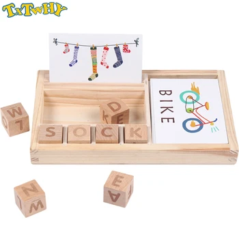 Candy Wood Spelling Words Game Kids Early Educational Toys for Children Learning Wooden Toys Montessori Education Toy
Candy Wood Spelling Words Game Kids Early Educational Toys for Children Learning Wooden Toys Montessori Education Toy