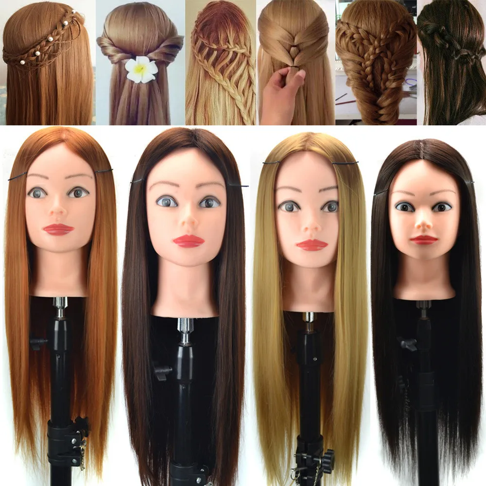 60cm Hair Styling Wig Practice Training Head Mannequin Hairdressing Real Human Hair Head Salon Professional Hairdresser 
60cm Hair Styling Wig Practice Training Head Mannequin Hairdressing Real Human Hair Head Salon Professional Hairdresser