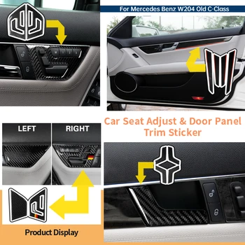 Carbon Fiber Car Sticker Car Door Handle Decoration for Mercedes Benz W204 Accessories Interior Trim C180 C250 C Class 2007-2013 
Carbon Fiber Car Sticker Car Door Handle Decoration for Mercedes Benz W204 Accessories Interior Trim C180 C250 C Class 2007-2013