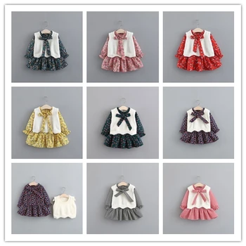 Winter Fashion Baby Girl Dress Long Sleeve Plaid Dot Print Splice Bow Princess Dress Clothes vestido bebe فساتين اطفال Z4
Winter Fashion Baby Girl Dress Long Sleeve Plaid Dot Print Splice Bow Princess Dress Clothes vestido bebe فساتين اطفال Z4