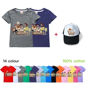 Loud House Kids Top + Cap Set Boys and Girls Short Sleeve T-shirt toddler girl fall clothes 2020 boys graphic tee 
Loud House Kids Top + Cap Set Boys and Girls Short Sleeve T-shirt toddler girl fall clothes 2020 boys graphic tee
