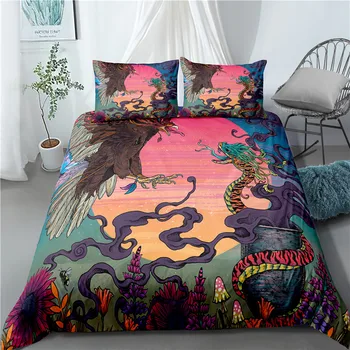 Abstract Eagle Flower Snake Fight Bedding Set Bedroom Decor Gift Quilt Cover 1PC Duvet Cover with Pillowcase Dropship
Abstract Eagle Flower Snake Fight Bedding Set Bedroom Decor Gift Quilt Cover 1PC Duvet Cover with Pillowcase Dropship