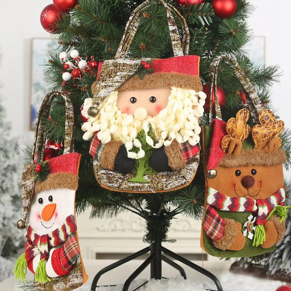 DishyKooker Cartoon Santa Claus/Snowman/Elk Shape Tote Bag for Christmas Decoration
DishyKooker Cartoon Santa Claus/Snowman/Elk Shape Tote Bag for Christmas Decoration