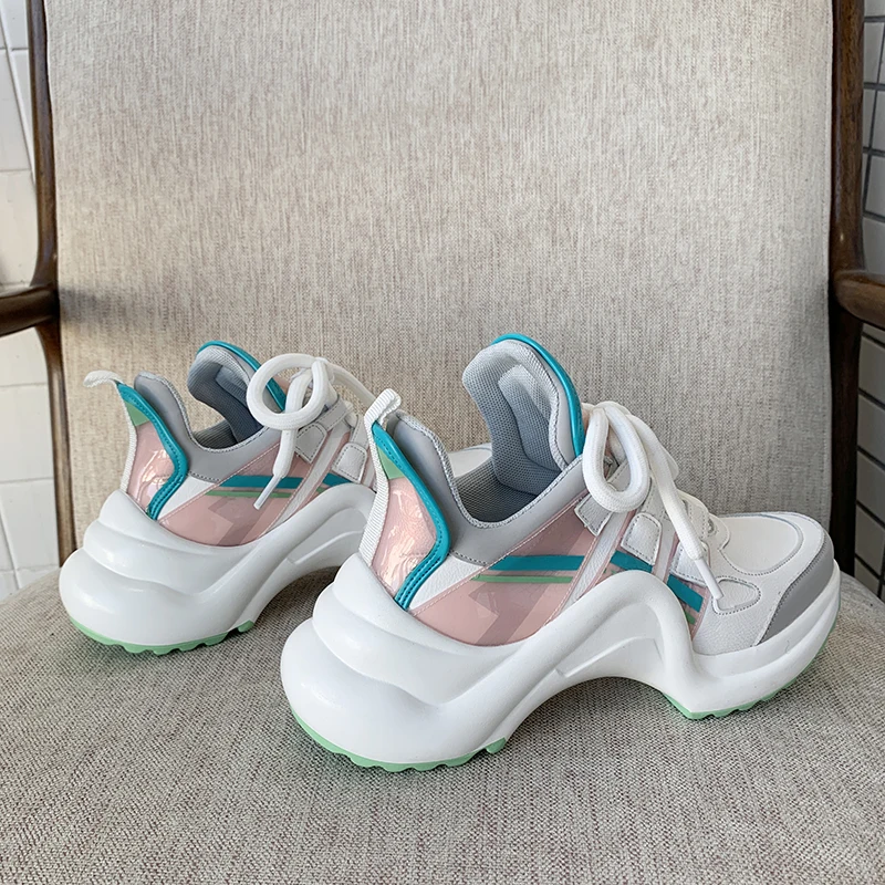 2020 New Women Platform Arched Sneakers Height Increasing Lace-Up Running Casual Shoes Woman Vulcanize Shoes
2020 New Women Platform Arched Sneakers Height Increasing Lace-Up Running Casual Shoes Woman Vulcanize Shoes