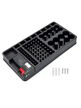 98 Grids Battery Storage Organizer Holder Tester for AA AAA D C 9VBattery Caddy Rack Case Box Including Battery Checker
98 Grids Battery Storage Organizer Holder Tester for AA AAA D C 9VBattery Caddy Rack Case Box Including Battery Checker