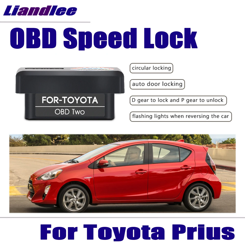 Liandlee Auto OBD Speed Lock For Toyota Prius 2008~2013 2014 2015 2016 Plug And Play Profession Car Door Lock Device
Liandlee Auto OBD Speed Lock For Toyota Prius 2008~2013 2014 2015 2016 Plug And Play Profession Car Door Lock Device